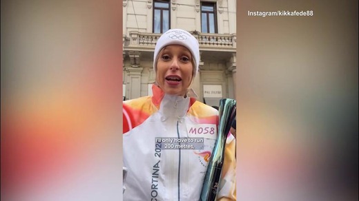 Pellegrini tedofora: "Sempre brava nei 200 metri"