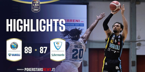 Vanoli Basket Cremona - Acqua S. Bernardo Cantù | PokerstarsNews Highlights Serie A Unipol 2025/2026