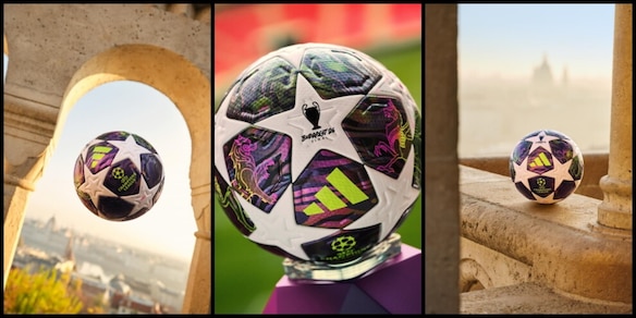 Champions League, presentato il nuovo pallone ispirato alla città di Budapest: tutte le foto