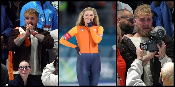 Jutta Leerdam vince l'oro e fa record olimpico: in tribuna il fidanzato Jake Paul scoppia a piangere