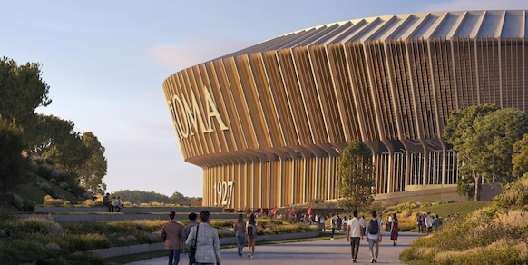 Stadio della Roma, la prima pietra nel 2027 per il centenario e verso Euro 2032