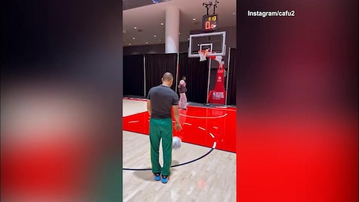 Cafu si prepara per l'All Star Game della NBA