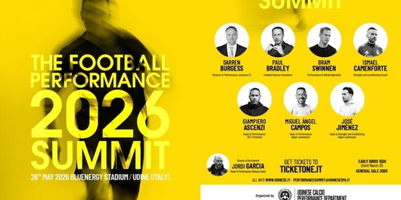 Udinese Calcio organizza il primo Football Performance Summit