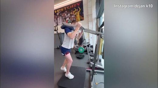 Kulusevski, prosegue il lavoro in palestra