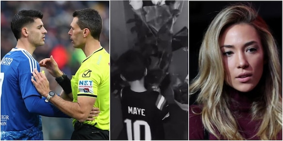 Nervosismo Morata, espulso contro la Fiorentina. E Alice Campello cancella un video di San Valentino