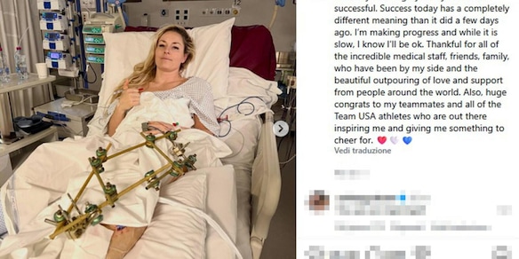 Lindsey Vonn, il messaggio emozionante dopo la quarta operazione e la promessa che lascia tutti a bocca aperta