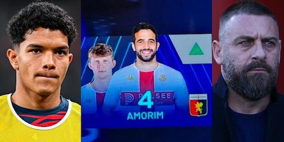 Gaffe Serie A: entra Amorim per il Genoa ma la grafica mostra il tecnico ex United!