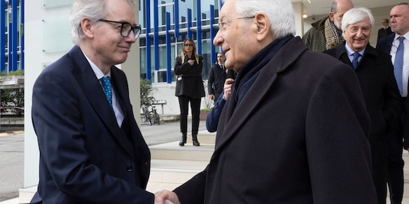 Mattarella a La Stampa a Torino per un breve saluto