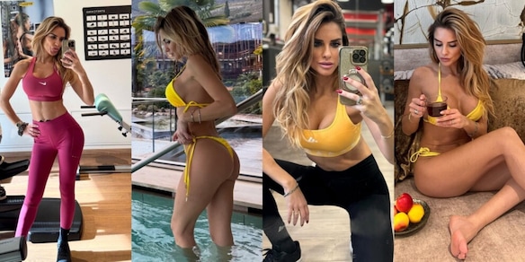Michela Persico statuaria anche in palestra: social ammaliati dal suo fisico