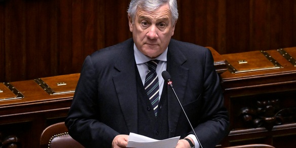 Tajani, l'Italia sarà come osservatore alla riunione del Board of peace