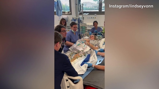 Lindsey Vonn torna a casa: "Grazie a tutti"