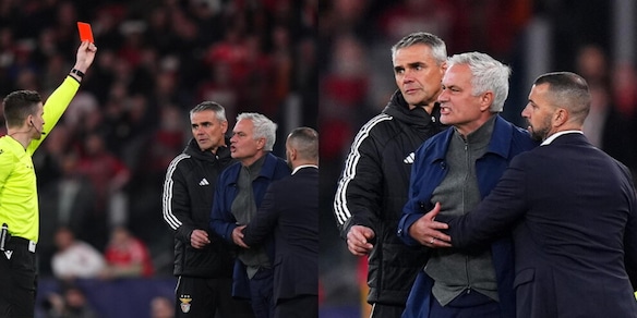 Mourinho furioso con l'arbitro in Benfica-Real Madrid: le proteste e l'espulsione, la sequenza