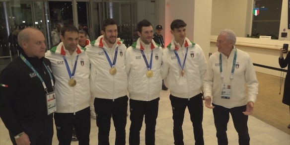 Ghiotto, Giovannini, Malfatti e Lorello: i re del ghiaccio a Casa Italia Milano