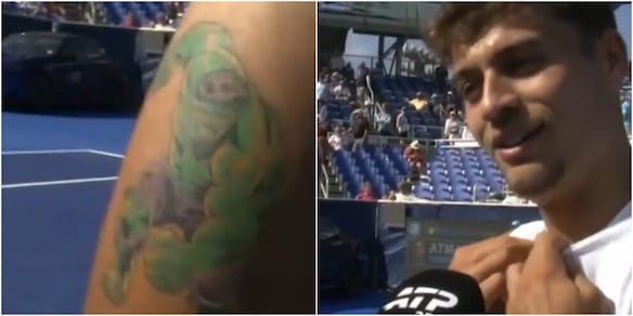 Cobolli e il nuovo tatuaggio mostrato in tv: cosa c'entra Hulk e il bellissimo motivo di questa scelta