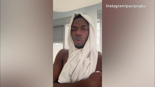 Pogba, relax in piscina nel centro sportivo del Monaco