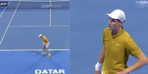 Sinner sembra un altro contro Mensik. Prima si innervosisce, poi l'urlo: "Andiamo!"