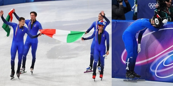 Rivincita Pietro Sighel, è bronzo con la staffetta maschile short track. Niente medaglia per Fontana
