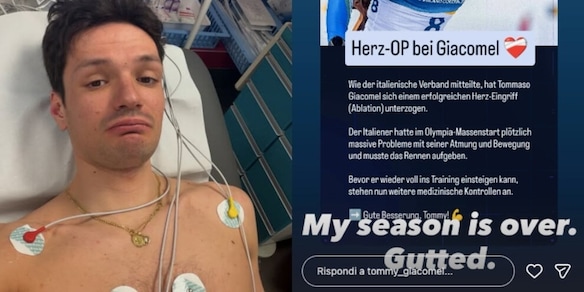 Giacomel operato al cuore dopo il malore alle Olimpiadi: "La mia stagione è finita"