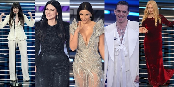 Sanremo 2026, look seconda serata: Laura Pausini in frac, Patty Pravo vellutata di rosso e Achille Lauro...
