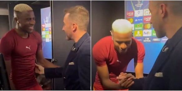 Osimhen si inchina a Del Piero: il siparietto scatena i tifosi della Juve sui social