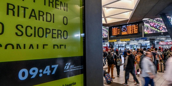 Fs, 'sciopero nazionale di 24 ore del personale dalle 21 di stasera'