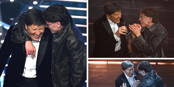 Alessandro Gassmann furioso per Morandi sul palco con il figlio: "Ah, mi rode il cu..."