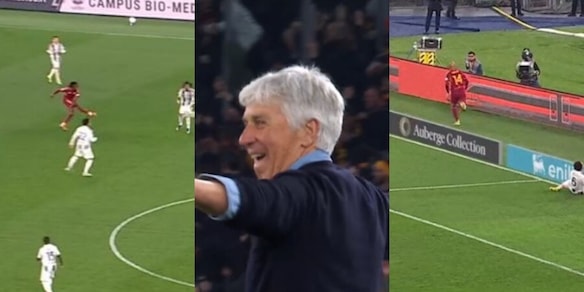 L'incredibile assist di Koné sul gol di Malen in Roma-Juve: la reazione di Gasperini dice tutto