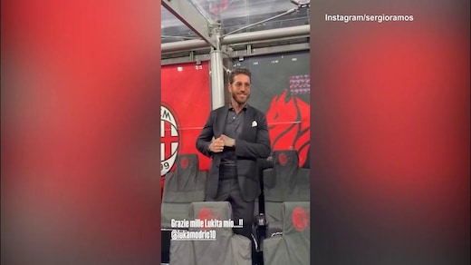 Sergio Ramos a San Siro a tifare Modric