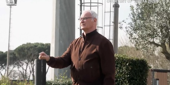 Roma, c'è anche Ranieri all'allenamento prima del Bologna