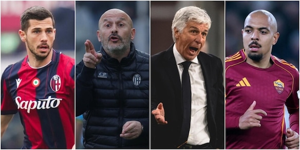 Bologna-Roma, le formazioni ufficiali di Italiano e Gasperini