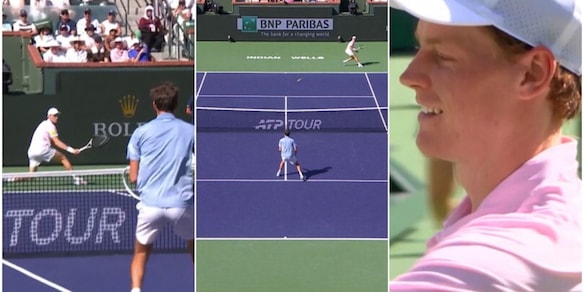 Sinner fa un colpo clamoroso e se la ride. Bertolucci estasiato: "Con una mano, non ci credo!"