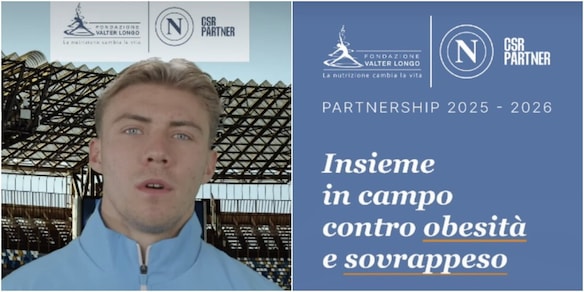 Hojlund e il Napoli in campo contro obesità e sovrappeso