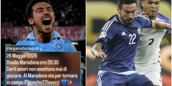"Certi amori non smettono mai di giocare": Lavezzi tornerà a Napoli dopo 14 anni
