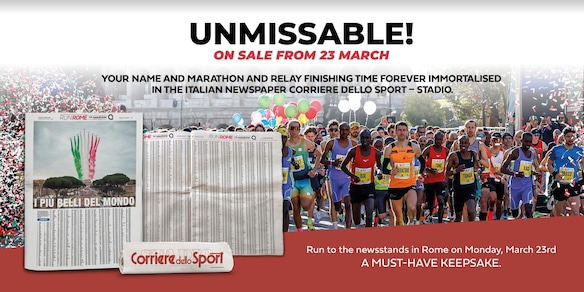 Acea Run Rome The Marathon, a special keepsake for all those who crossed the finish line