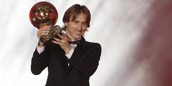 Il Pallone d'oro di Modric esposto al Museo Mondo Milan