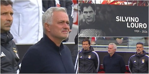 Mourinho in lacrime per Silvino: lo Special One si commuove durante il minuto di silenzio