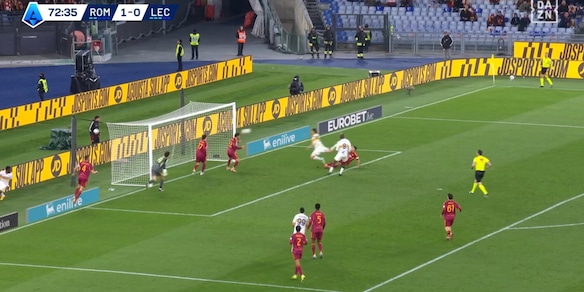 Hermoso, salvataggio prodigioso su Perotti: il colpo di testa sulla linea è pazzesco