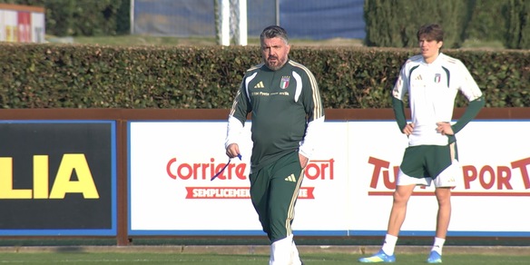 Il primo allenamento degli Azzurri: obiettivo Irlanda del Nord