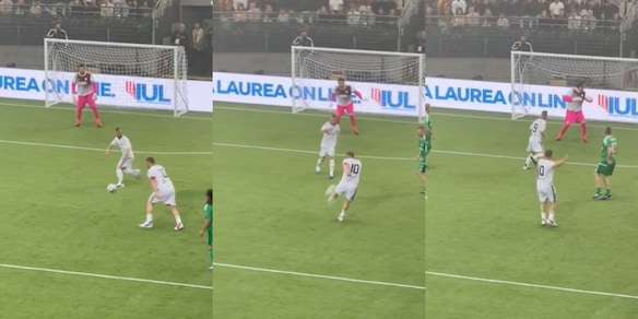 Francesco Totti, che gol: una magia 33 anni dopo il suo esordio in Serie A