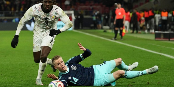 Calcio: Germania ok in amichevole, batte 2-1 il Ghana