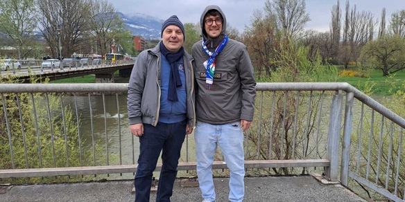 Mondiali: papà e figlio da Lumezzane a Zenica 'dovevamo sostenere l'Italia'