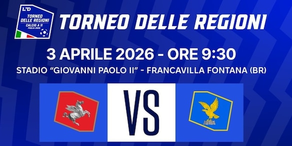 Finale Torneo delle Regioni 2026 -Puglia: guarda in diretta streaming