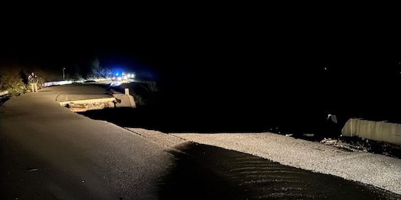 Crolla strada sui monti dauni, sindaca 'siamo isolati, come in un incubo'