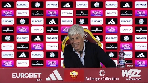 Gasperini: "Io allenatore della Roma a luglio? Me lo auguro"