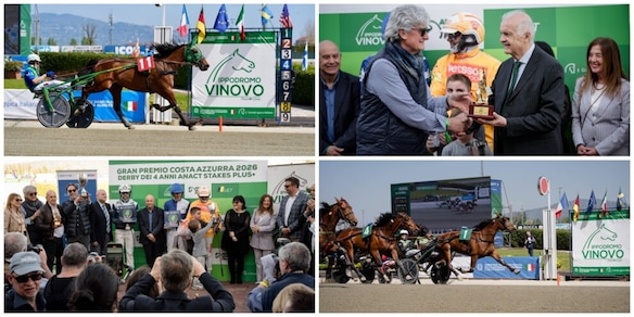 Ippica, le immagini del 63° Gran Premio Costa Azzurra per la sfida di trotto tra Italia e Francia- FOTO