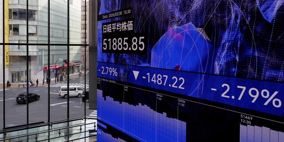Borsa: l'Asia negativa con Hormuz chiuso, Europa attesa in calo