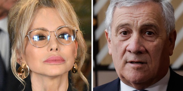 Tajani nella sede Mediaset per incontrare Marina e Pier Silvio Berlusconi