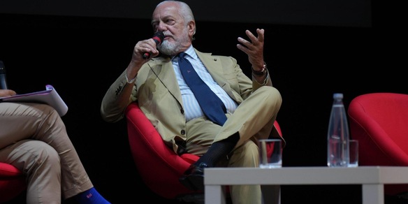 De Laurentiis: "Secondo scudetto un thriller, Conte gran motivatore"