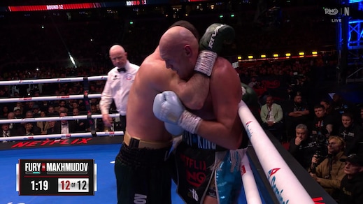 Tyson Fury contro Makhmudov: gli ultimi scambi del match