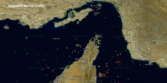 Stretto di Hormuz, 'traffico marittimo si è nuovamente bloccato'